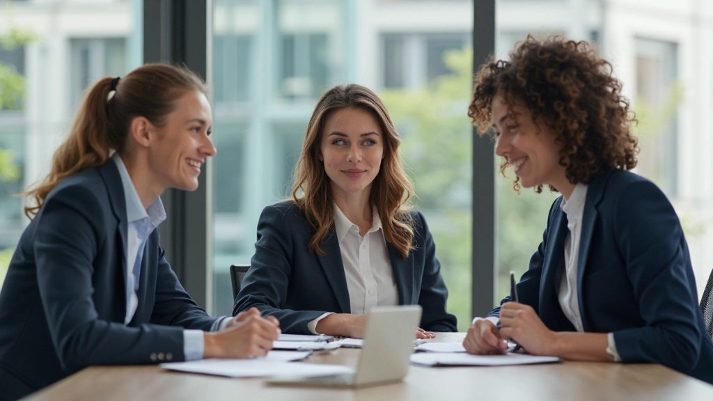 Diverse teamleden in brainstormmeeting die actief communiceren